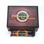 阿拉伯水烟炭巧克力炭易燃炭圆片炭直径33毫米100片盒装