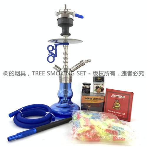 amy deluxe Small stainless steel hookah
